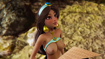 Disney Futa: L'Incontro Caldo Di Jasmine Con Raya In 3d