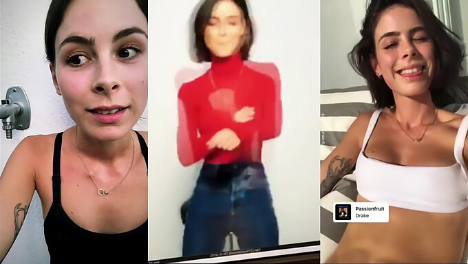 Lena Meyer'S Strakke Poesje Krijgt Wat Solo-Aandacht In De Vrije Natuur.