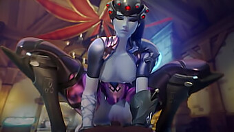 Συλλογή Dva, Mercy Και Widowmaker Σε Στυλ Hentai Με Έφηβους Χαρακτήρες Σε Κινούμενα Σχέδια Overwatch.