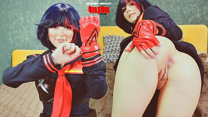 Ryuko Matoi มีประสบการณ์ทางทวารหนักและน้ําแตกที่รุนแรงกับครูในคอสเพลย์ - Cfnm