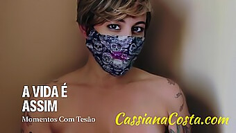 ¡la Cachonda Ama De Casa Cassiana Costa Muestra Su Gran Culo Y Se Pone Traviesa!